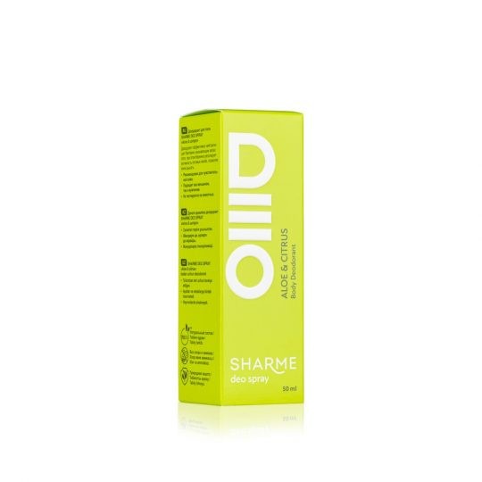 SHARME DEO SPRAY Body Deodorant Aloe & Citrus/ Дезодорант «Алое & цитрус» 3